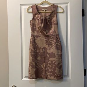 Loft mauve print dress